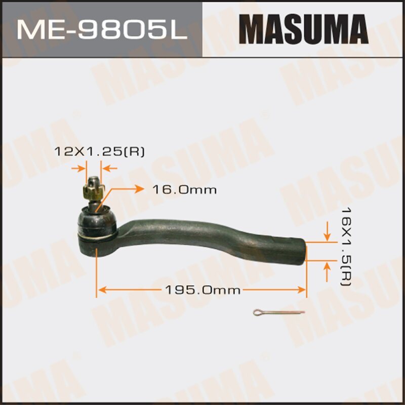 

Наконечник рулевой тяги MASUMA ME-9805L