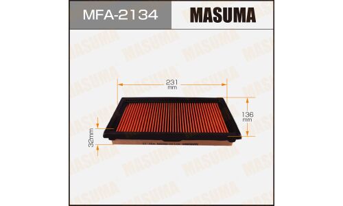 Фильтр воздушный Masuma A-2011, с масляной пропиткой, арт. MFA-2134