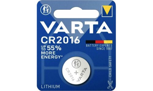 Батарейка литиевая Varta Professional Electronic, CR2016 (Ø20.0x1.6мм), 3В, 1 шт