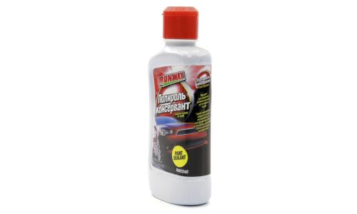Полироль-консервант кузова Runway Paint Sealant, с защитой лакокрасочного покрытия и водоотталкивающим эффектом, бутылка 250мл, арт. RW2540