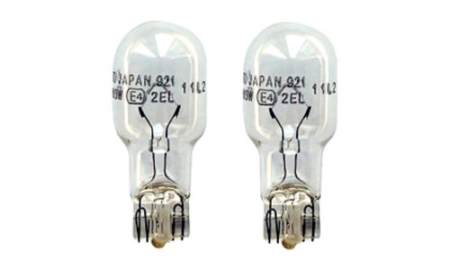 Лампа Koito W16W (W2.1x9.5d, T15), 12В, 16Вт, комплект 2 шт