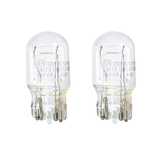 

Лампа Koito W21/5W (W3x16q, T20), 12В, 21/5Вт, комплект 2 шт