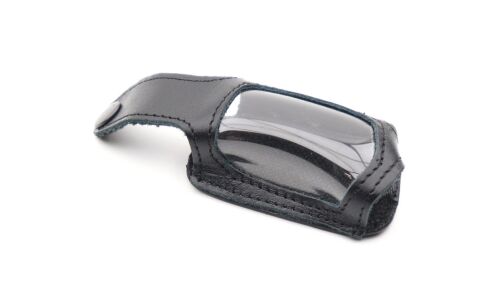 Чехол на брелок сигнализации Pandora 1000/1500i DeLuxe кожаный черного цвета