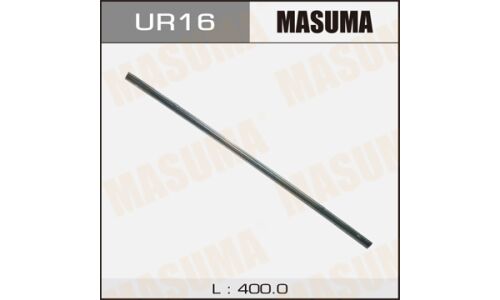 Лента щетки стеклоочистителя Masuma, 400мм (16"), ширина 6мм, 1 шт, арт. UR-16