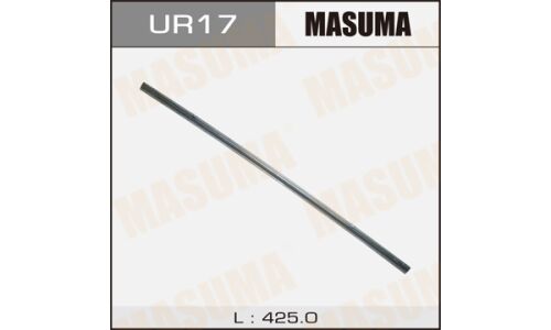 Лента щетки стеклоочистителя Masuma, 425мм (17"), ширина 6мм, 1 шт, арт. UR-17