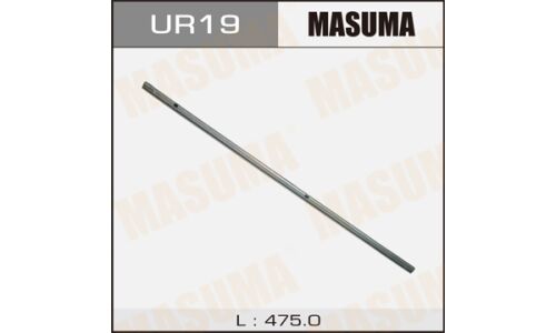 Лента щетки стеклоочистителя Masuma, 475мм (19"), ширина 6мм, 1 шт, арт. UR-19