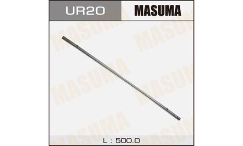 Лента щетки стеклоочистителя Masuma, 500мм (20"), ширина 6мм, 1 шт, арт. UR-20