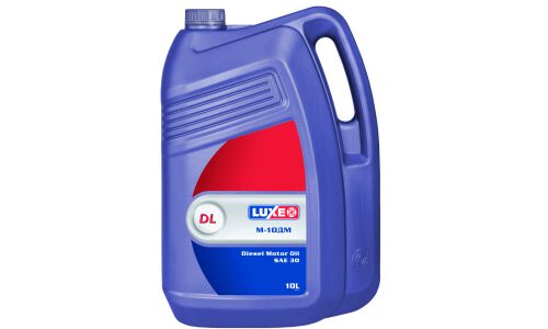 Масло моторное Luxe М-10ДМ SAE 30, минеральное, API CD, для дизельного двигателя, 10л, арт. 507