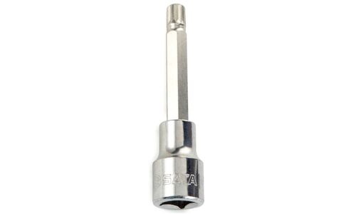 Насадка торцевая SATA, длинная, под квадрат 1/2", с 12-гранной вставкой M12, арт. 25805