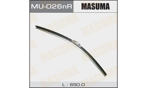 Щетка стеклоочистителя Masuma 650мм (26") бескаркасная, 1 шт
