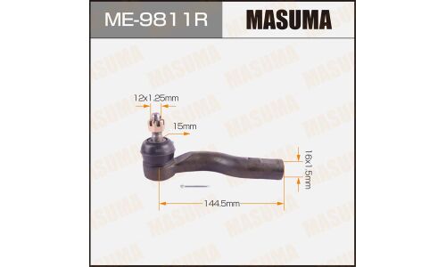 Наконечник рулевой тяги Masuma, правый, арт. ME-9811R