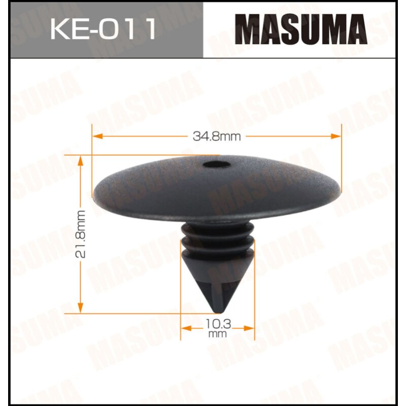 

Клипса крепежная MASUMA KE-011 (OEM 7518N8, 7703077225