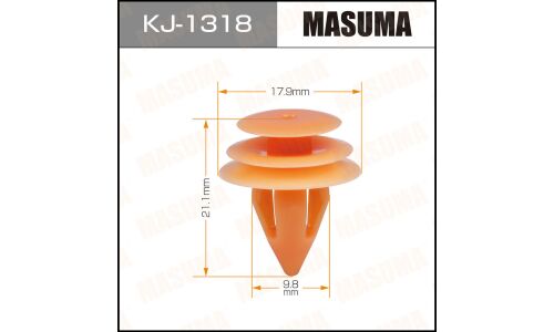 Клипса крепёжная обшивки двери Masuma, для Toyota, арт. KJ-1318