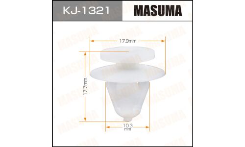 Клипса крепёжная деталей салона Masuma, для Lexus, Toyota, арт. KJ-1321