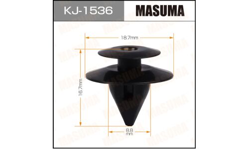 Клипса крепежная Masuma KJ-1536 (OEM 02809-19500)