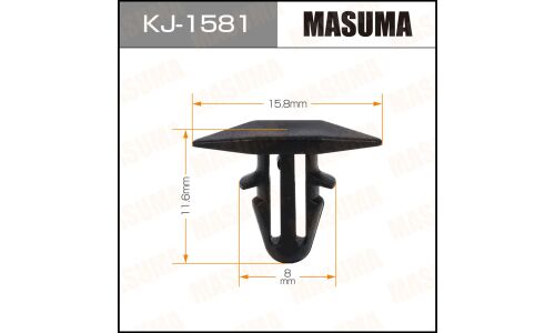 Клипса крепёжная уплотнителей капота Masuma, для Nissan, арт. KJ-1581