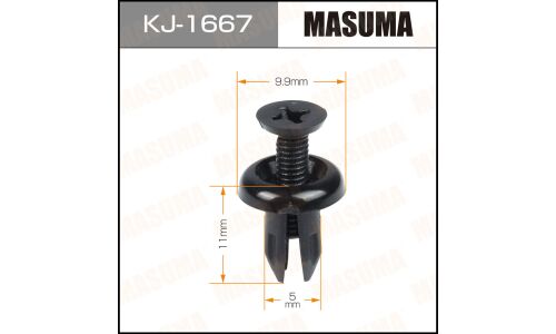 Клипса крепёжная дефлектора воздухозаборника салона Masuma, для Mitsubishi, арт. KJ-1667