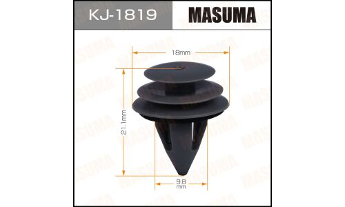 Клипса крепёжная подсветки номера Masuma, для Honda, арт. KJ-1819