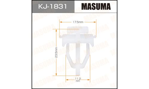 Клипса крепёжная декоративной накладки Masuma, для Honda, арт. KJ-1831