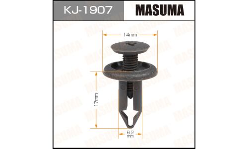 Клипса крепёжная обшивки двери Masuma, для Subaru, арт. KJ-1907