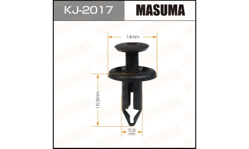 Клипса крепёжная деталей кузова Masuma, для Nissan, арт. KJ-2017