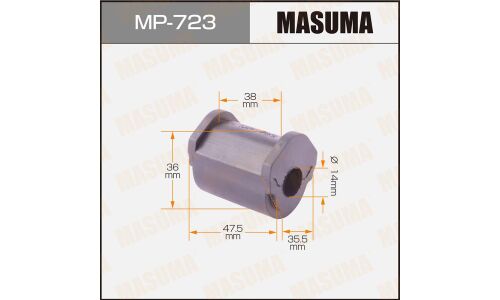 Втулка стабилизатора Masuma, для Toyota Mark X, арт. MP-723