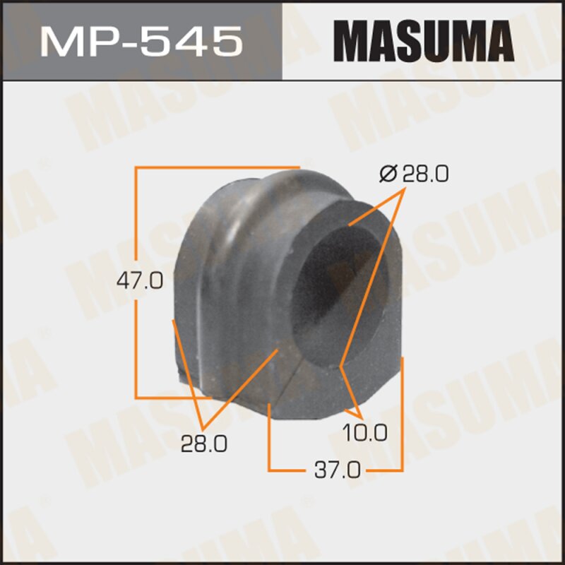 

Втулка стабилизатора "Masuma" /front / INFINITY Q45/ G50