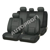 Чехлы AUTOPROFI COMFORT ATTACHE для передних и задних сидений, жаккард, черный цвет, 11 предметов Чехлы AUTOPROFI COMFORT ATTACHE для передних и задних сидений, жаккард, черный цвет, 11 предметов