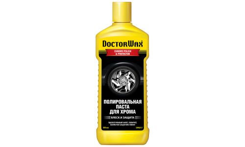 Очиститель-полироль Doctor Wax Chrome Polish & Protection, для хромированных поверхностей, против окисления и ржавчины, бутылка 300мл, арт. DW8317