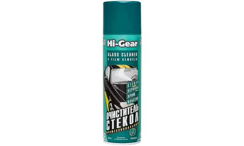 Очиститель стёкол и зеркал Hi-Gear Glass Cleaner & Film Remover, с антистатическим эффектом, аэрозоль 510г, арт. HG5622