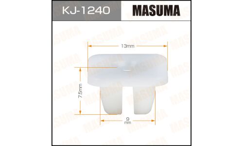 Клипса крепёжная деталей кузова Masuma, для Honda, арт. KJ-1240
