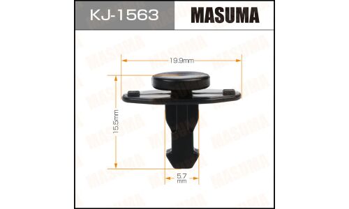 Клипса крепёжная бампера Masuma, для Nissan, арт. KJ-1563