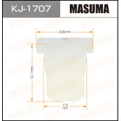 Клипса крепёжная уплотнителей дверей Masuma, для Mitsubishi, арт. KJ-1707