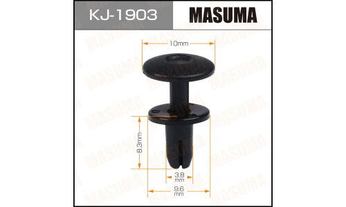 Клипса крепёжная воздухозаборника Masuma, для Subaru, арт. KJ-1903