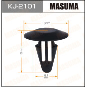 Клипса крепёжная деталей кузова Masuma, для Honda, арт. KJ-2101