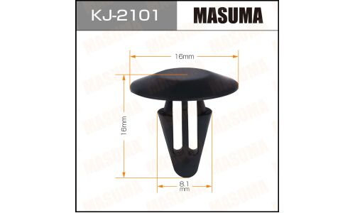 Клипса крепёжная деталей кузова Masuma, для Honda, арт. KJ-2101