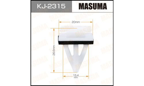 Клипса крепёжная деталей кузова Masuma, для Honda, арт. KJ-2315