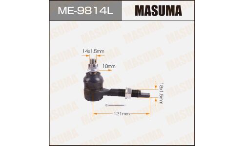 Наконечник рулевой тяги Masuma, левый, арт. ME-9814L