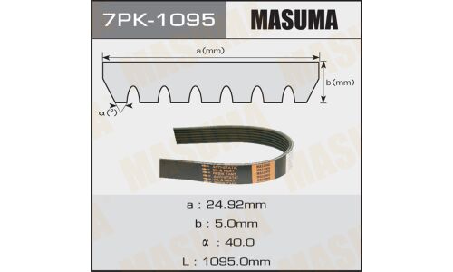 Ремень ручейковый Masuma 7PK-1095