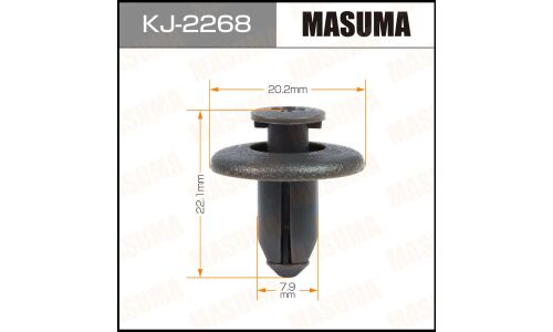 Клипса крепёжная обшивки салона Masuma, для Nissan, арт. KJ-2268