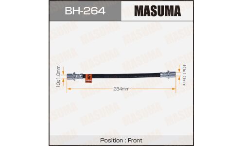 Шланг тормозной Masuma для Toyota Land Cruiser, передний, арт. bh-264