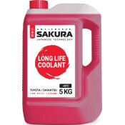 Антифриз Sakura Long Life Coolant, P-OAT, красный, -45°C, 5кг, арт. 430201402 Антифриз Sakura Long Life Coolant, P-OAT, красный, -45°C, 5кг, арт. 430201402
