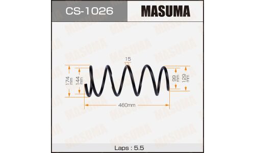 Пружина подвески Masuma, задняя, арт. CS-1026