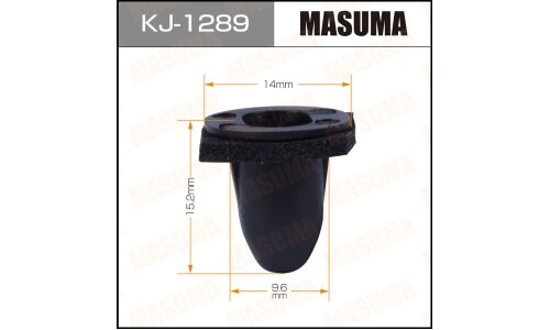 Клипса крепежная Masuma KJ-1289 (OEM 90467-09154)