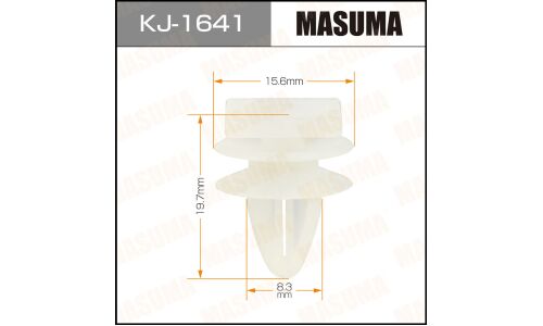 Клипса крепёжная деталей салона Masuma, для Mitsubishi, арт. KJ-1641