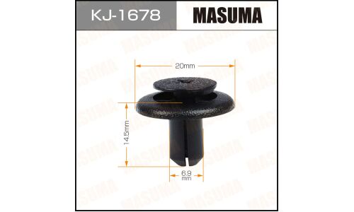 Клипса крепёжная деталей кузова Masuma, для Mitsubishi, Subaru, арт. KJ-1678