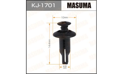 Клипса крепёжная деталей кузова Masuma, для Hyundai, KIA, Mitsubishi, арт. KJ-1701
