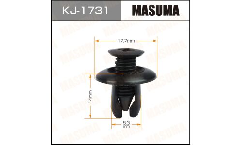 Клипса крепёжная деталей кузова Masuma, для Mazda, арт. KJ-1731