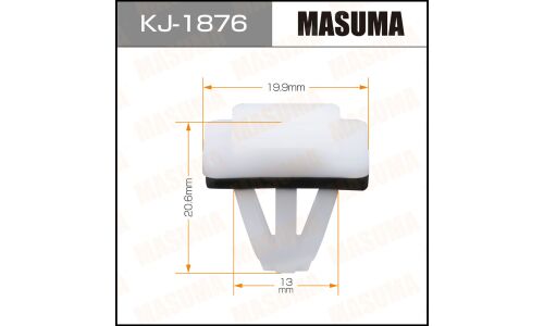 Клипса крепёжная деталей кузова Masuma, для Honda, арт. KJ-1876