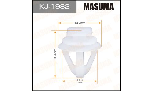 Клипса крепёжная деталей салона Masuma, для Suzuki, арт. KJ-1982
